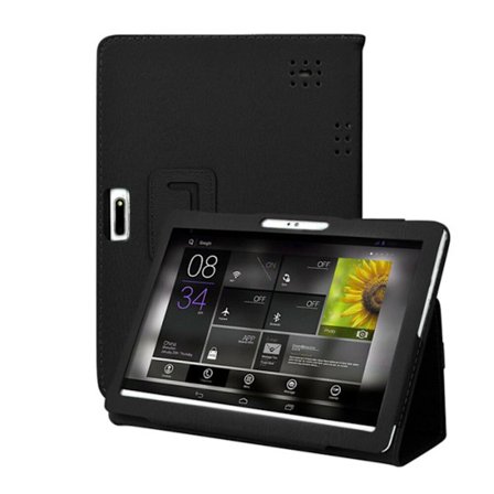 Universal 10 tommer Tablet Case, 10,1 tommer Tablet Cover, Beskyttende Folio PU Læder Multi-vinkel Visningsstativ Case til Alle Typer af 9,6-10,5 
