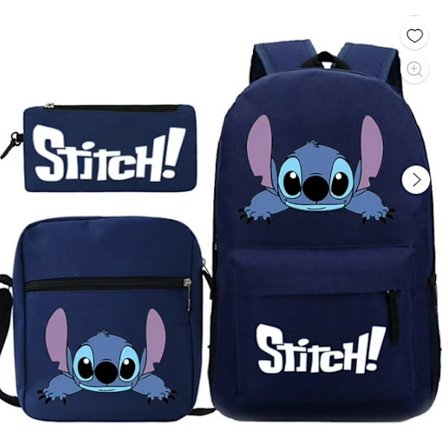 Lilo & Stitch Ryggsäcksset - 3-delat set