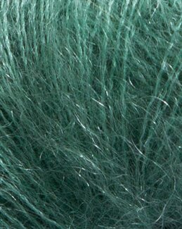 Garn Fin Mohair Silke Grønn - Järbo