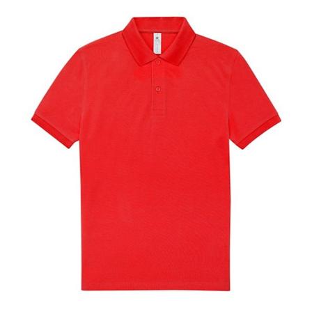 B&C Herr My Polo Shirt XL Röd Red XL
