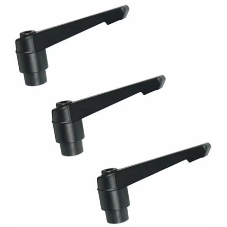 M6 Justerbart Håndtak Klemmespak Klemme Trykknapp Skralle Hunn Gjenget 3 stk