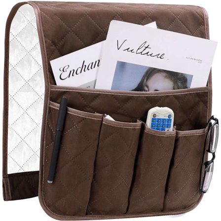 1 st förvaringsväska för fåtölj, sofföverdrag, platsbesparande halkfri förvaringsväska