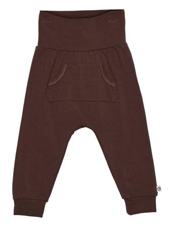 Cozy Me Pocket Pants Baby Baby Trousers Brun Müsli By Green Cotton