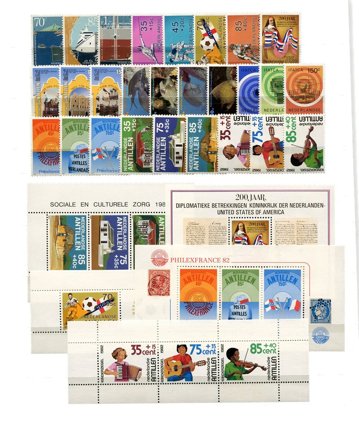 Hollandske Antiller - Årgang 1982 - NVPH 703-734 - Postfrisk