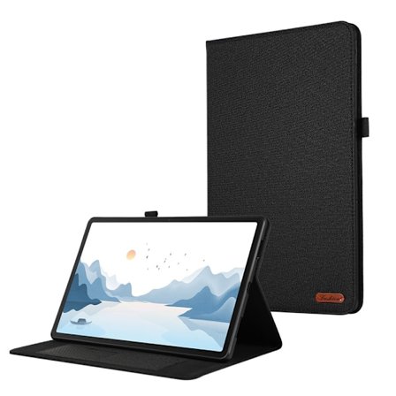 SKALO Lenovo Tab P12 Stofkuffert - Sort