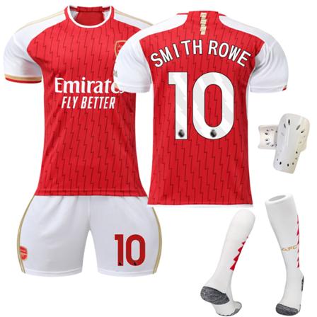 23-24 Ny Arsenal Hemma Fotbollsdräkter #10 Uniform Suit Adults XS(160-165)