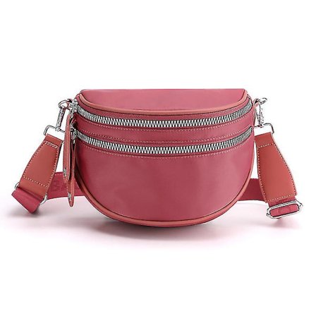 Crossbody Bag Dam Bred Strap Bum Bag Dam Snygg axelväska Ryggsäck -HG