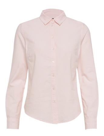 Jessie Shirt Langærmet Skjorte Lyserød Gina Tricot
