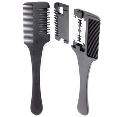 Praktisk Styling Kam med barberblad