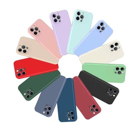 iPhone 13 Pro-skal - mikrofiber-silikone