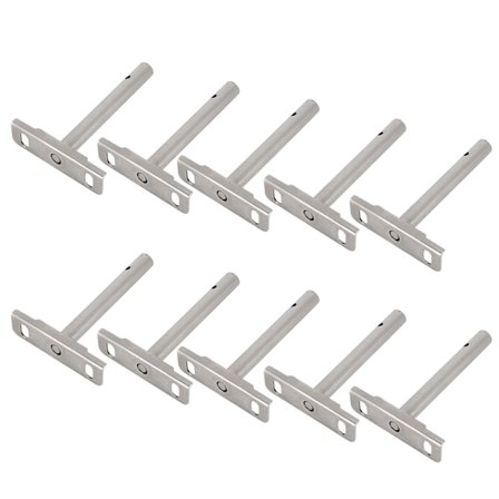 10 stk. Skjult hyldeunderstøtning Usynlig beslag Væg Bogreol Træmøbelforbindelse