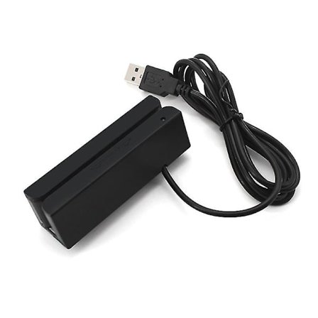 Magstripe Card 3 Tracks Reader Magnetic Stripe Membership Card USB Card Reader