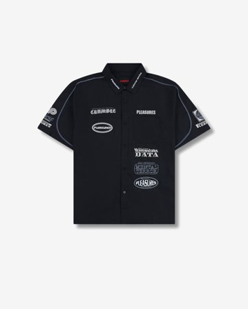 TERROR BUTTON UP - BLACK S