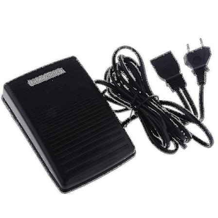 Yleiskäyttöinen kodin ompelukoneen käynnistyspoljin Jalkapoljin Jalkasäädin Singer Electronic540:lle [DB]