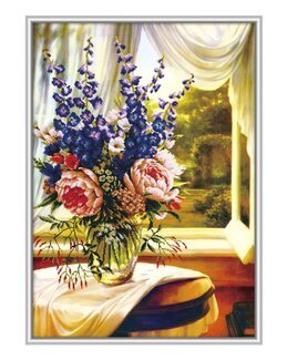 Broderikit Billede Sommerbuketten - Needleart World