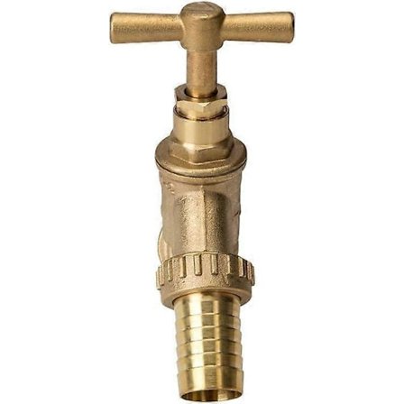 Messing hagekran med messing veggplate