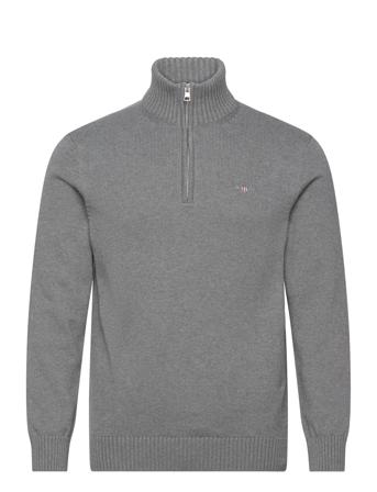 GANT Casual Cotton Half Zip Grå