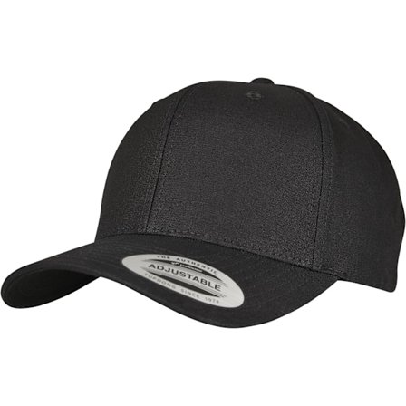 Flexfit av Yupoong 6 Panel Curved Metal Snap Cap One Size Svart