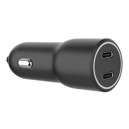 Billader med 2xUSB-C 20W PD