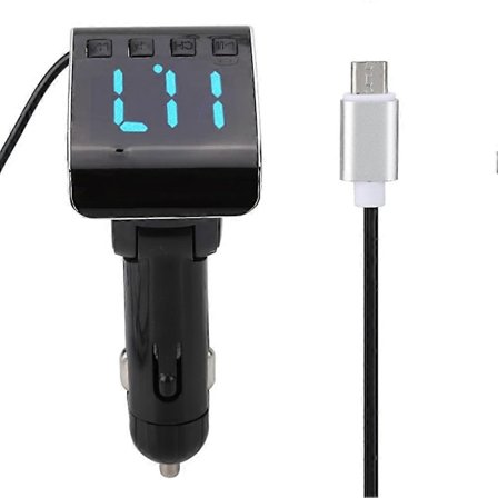 Q10 Bil MP3 Dekodning FM Bluetooth Mobilladdare för iPhone/Android/iPad