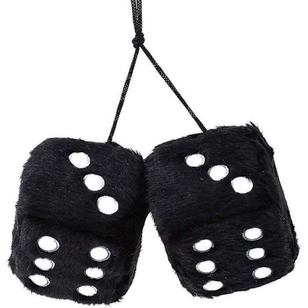 Pehmeä noppa roikkuva pehmonoppa kuutio imukupeilla auton sisustuksen koristeluun musta Käytännöllinen ja käytännöllinen