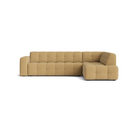 Paris hjørnesofa, højrevendt - Puente Gul - 294x220x77cm - Elegant & Robust Design - Eksklusiv Smag - Stilfuld Farve - Hjørnesofa