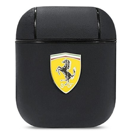 Ferrari AirPods Skal Läder On Track - Svart