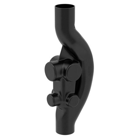 Geberit Sovent Grenrør 88,5°, 110 x 75 mm, Innendørsavløp