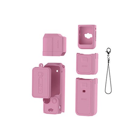 Silikonebeskyttelsesetui til DJI OSMO Pocket 3 Rød