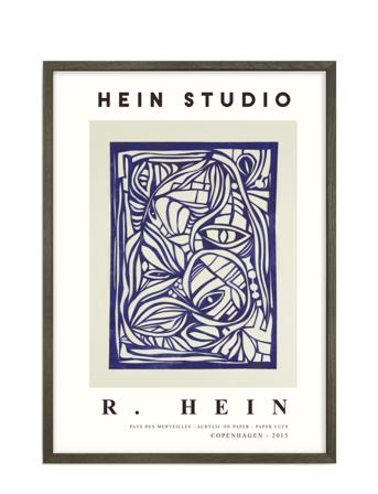 Wonderland No. 02 Home Decoration Posters & Frames Posters Graphical Patterns Blå Hein Studio
