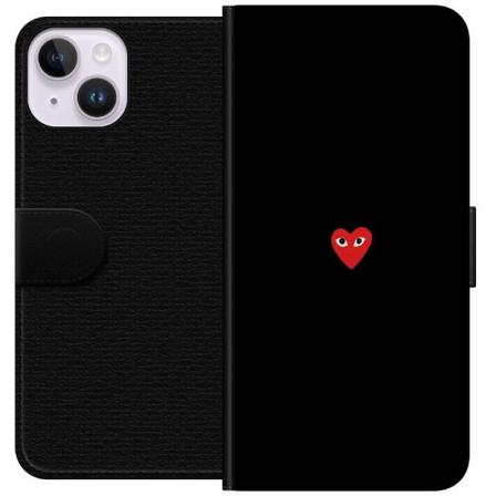 Apple Iphone 14 Plus Plånboksfodral Heart
