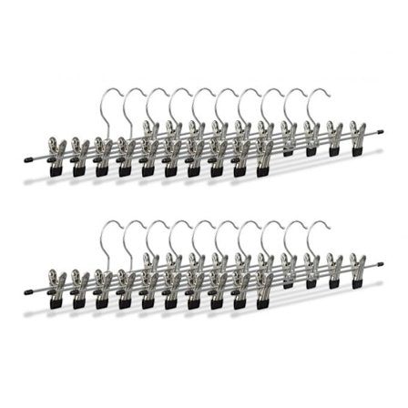 Byxhängare i metall Förpackningar om 20 st