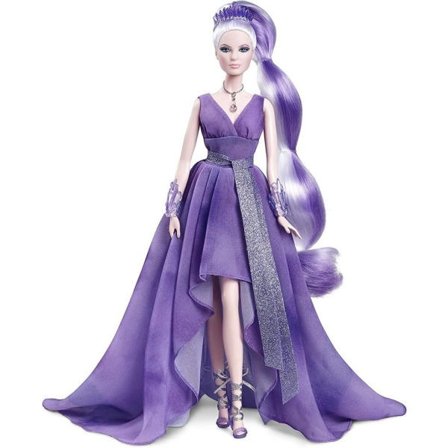 Barbie krystal fantasy samling ametyst dukke til piger