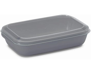 Nordiska Plast-Matlåda 1,1l Grå-Matboks med 1,1 liters kapasitet-Home & household accessories-Matoppbevaring