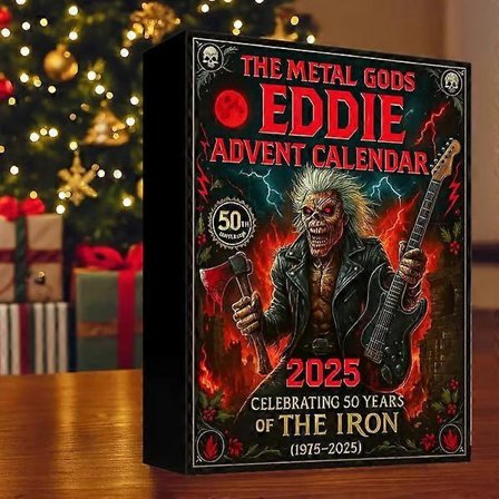 Eddie Julekalender 2025 Juleband Vedhæng Julekalender