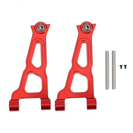 2 kompatibel med Losi Super Baja Rey metal front øvre cantilever, rød
