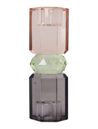 Crystal Candle Holder Home Decoration Candlesticks & Lanterns Candlesticks Pink C'est Bon