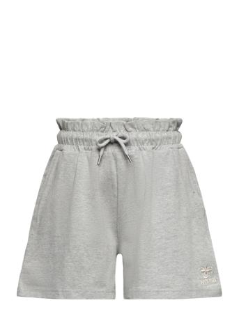 Hmljasmin Shorts Shorts Sweat Shorts Grå Hummel*Betinget Tilbud