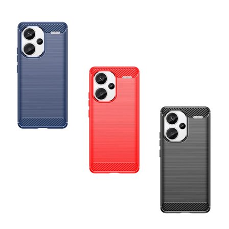 SKALO Xiaomi Redmi Note 13 Pro+ Armor Carbon Stöttåligt TPU-skal - Fler färger