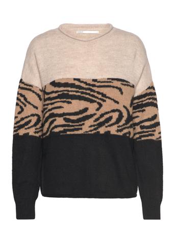 Onljade Animal L/S Pullover Knt Pullover Multi/mønstret ONLY