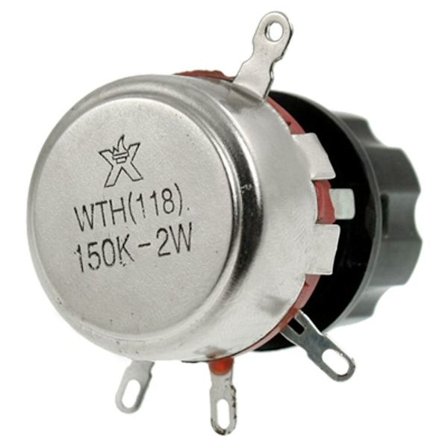 Potentiometer med Knop 150K Ohm 1PC 1PC