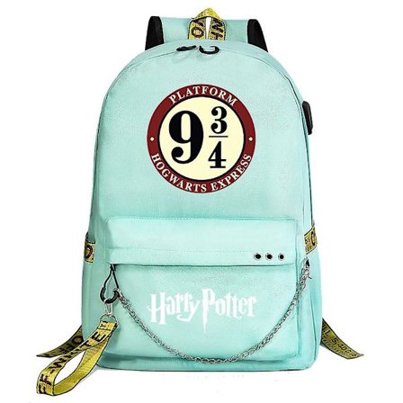 Harry Potter Rygsæk Til Teenagere - Drenge Og Piger Fashionable Skole Taske - Tegneserie Design Med Stor Kapacitet Til Rejser - Studerendes Casual 