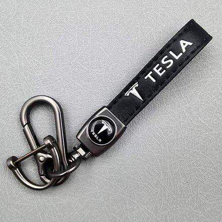 Læder Bil Nøglering Metal Finish | Heavy Duty Nøglering | Nøglering Og Krog Beslag