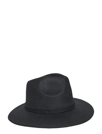 Mango 100% Wool Hat - Black - ONE SIZE
