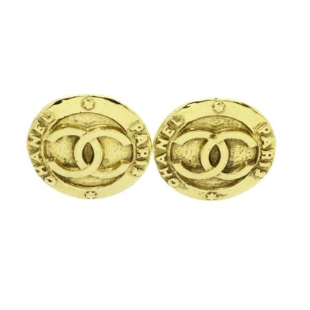 Chanel Vintage Pre-owned Jewellery , Geel , Dames , Maat: ONE Size Vintage Sieraden