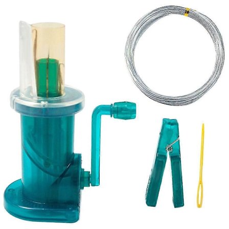 1 Sett Håndstrikkemaskin for Hjemmebruk, Enkel Betjening, Praktisk Spole-Strikkemaskin