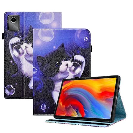Smart läderfodral för Lenovo Tab M11 / Xiaoxin Pad 11 2024 Bubble Cat