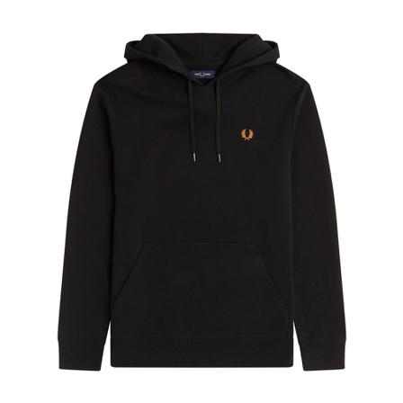 Fred Perry, Hoodie Zwart, Heren, Maat:M