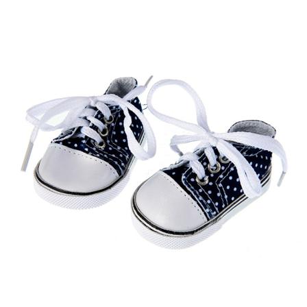 Modedocka Canvas Skor Snörskor För 43cm Baby Doll 18 I