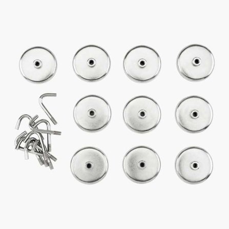 Magnetkrokar ∅37 mm 10 st. - Biltema